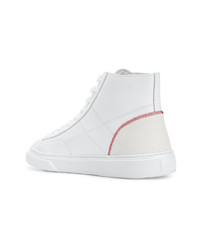 Baskets montantes en cuir blanches Hogan