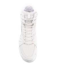 Baskets montantes en cuir blanches Giuseppe Zanotti