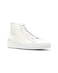 Baskets montantes en cuir blanches Common Projects