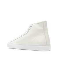 Baskets montantes en cuir blanches Common Projects