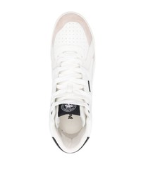 Baskets montantes en cuir blanches Palm Angels