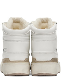 Baskets montantes en cuir blanches Isabel Marant