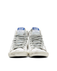 Baskets montantes en cuir blanches Golden Goose