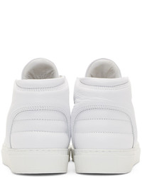 Baskets montantes en cuir blanches Filling Pieces