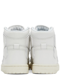 Baskets montantes en cuir blanches Amiri