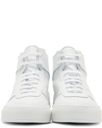 Baskets montantes en cuir blanches Common Projects