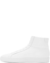 Baskets montantes en cuir blanches Common Projects