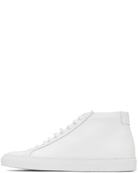 Baskets montantes en cuir blanches Common Projects