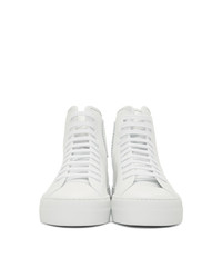 Baskets montantes en cuir blanches Woman by Common Projects