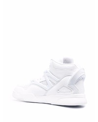 Baskets montantes en cuir blanches Reebok