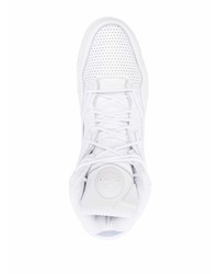 Baskets montantes en cuir blanches Reebok