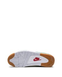 Baskets montantes en cuir blanches Jordan