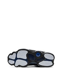 Baskets montantes en cuir bleu marine Jordan