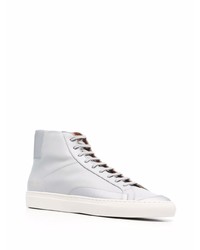 Baskets montantes en cuir grises Common Projects