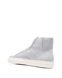 Baskets montantes en cuir grises Common Projects