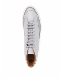 Baskets montantes en cuir grises Common Projects