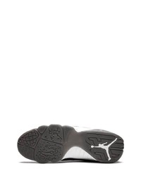 Baskets montantes en cuir grises Jordan
