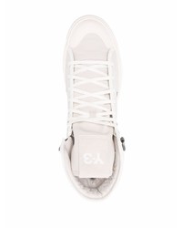 Baskets montantes en cuir grises Y-3