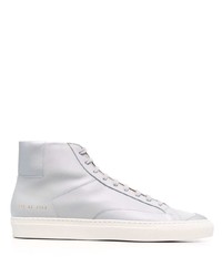 Baskets montantes en cuir grises Common Projects