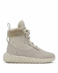 Baskets montantes en cuir grises Giuseppe Zanotti