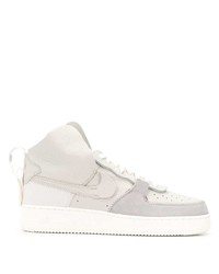 Baskets montantes en cuir grises Nike