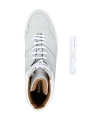 Baskets montantes en cuir grises Common Projects