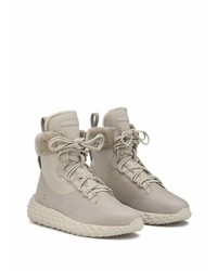 Baskets montantes en cuir grises Giuseppe Zanotti