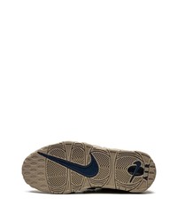 Baskets montantes en cuir marron clair Nike