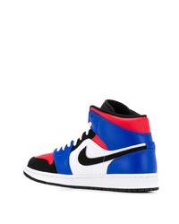 Baskets montantes en cuir multicolores Jordan