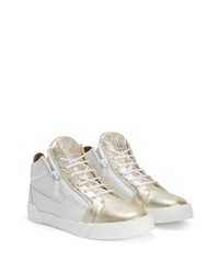 Baskets montantes en cuir multicolores Giuseppe Zanotti