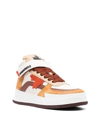 Baskets montantes en cuir multicolores DSQUARED2