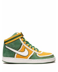 Baskets montantes en cuir multicolores Nike