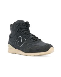 Baskets montantes en cuir noires New Balance