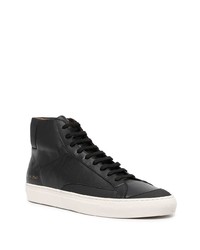 Baskets montantes en cuir noires Common Projects