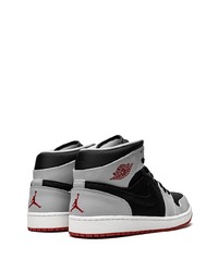 Baskets montantes en cuir noires Jordan