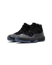 Baskets montantes en cuir noires Jordan