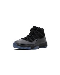 Baskets montantes en cuir noires Jordan