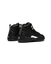 Baskets montantes en cuir noires Jordan