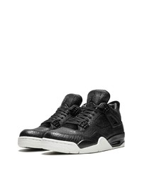 Baskets montantes en cuir noires Jordan