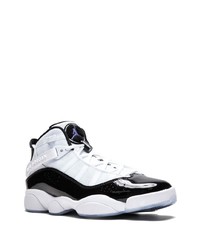 Baskets montantes en cuir noires Jordan