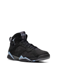 Baskets montantes en cuir noires Jordan