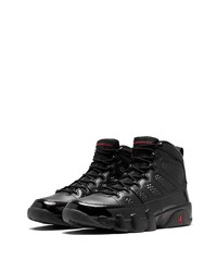 Baskets montantes en cuir noires Jordan