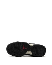 Baskets montantes en cuir noires Jordan