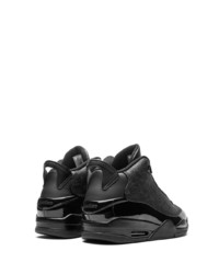 Baskets montantes en cuir noires Jordan