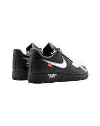 Baskets montantes en cuir noires Nike