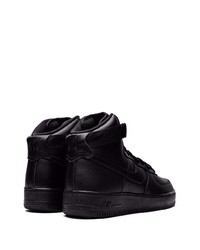 Baskets montantes en cuir noires Nike