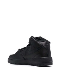 Baskets montantes en cuir noires Nike