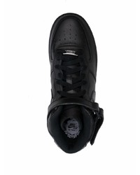 Baskets montantes en cuir noires Nike