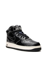 Baskets montantes en cuir noires Nike