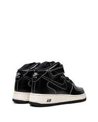 Baskets montantes en cuir noires Nike